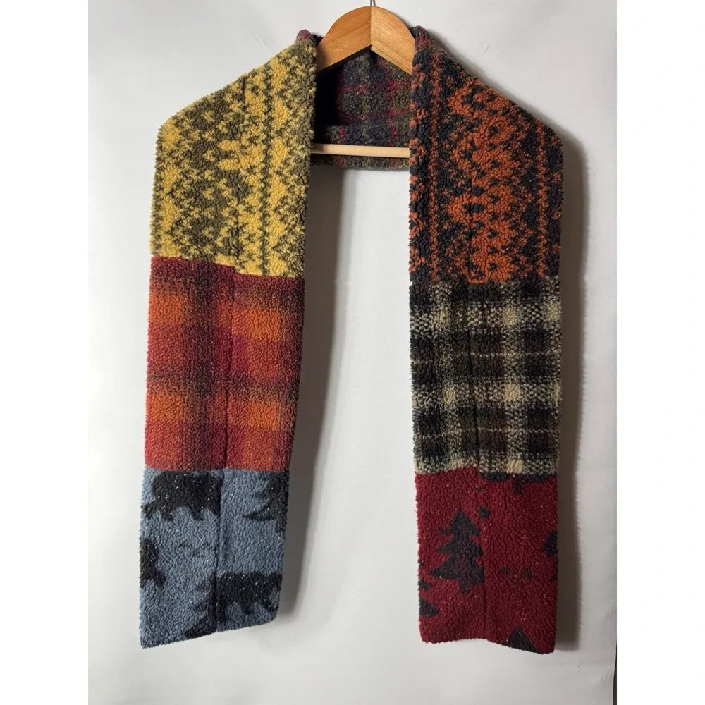 T.P. Saddleblanket x Tasha Polizzi Multicolor One Size Acrylic Blend Scarf